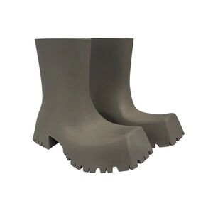 Balenciaga Matte Rubber Trooper Boots